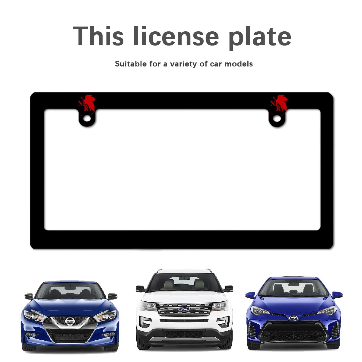 希少】新世紀エヴァンゲリオンナンバープレートフレームEVA[明邦]